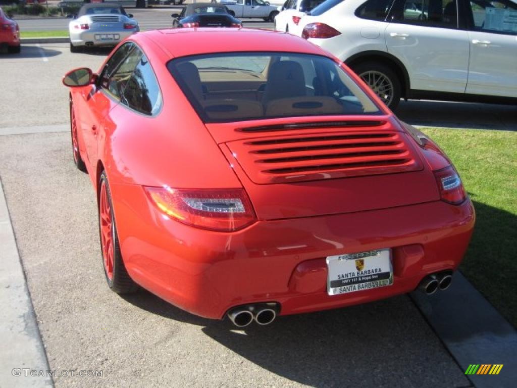 2011 911 Carrera S Coupe - Guards Red / Sand Beige photo #3