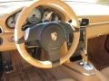 Sand Beige Steering Wheel Photo for 2011 Porsche 911 #40038614