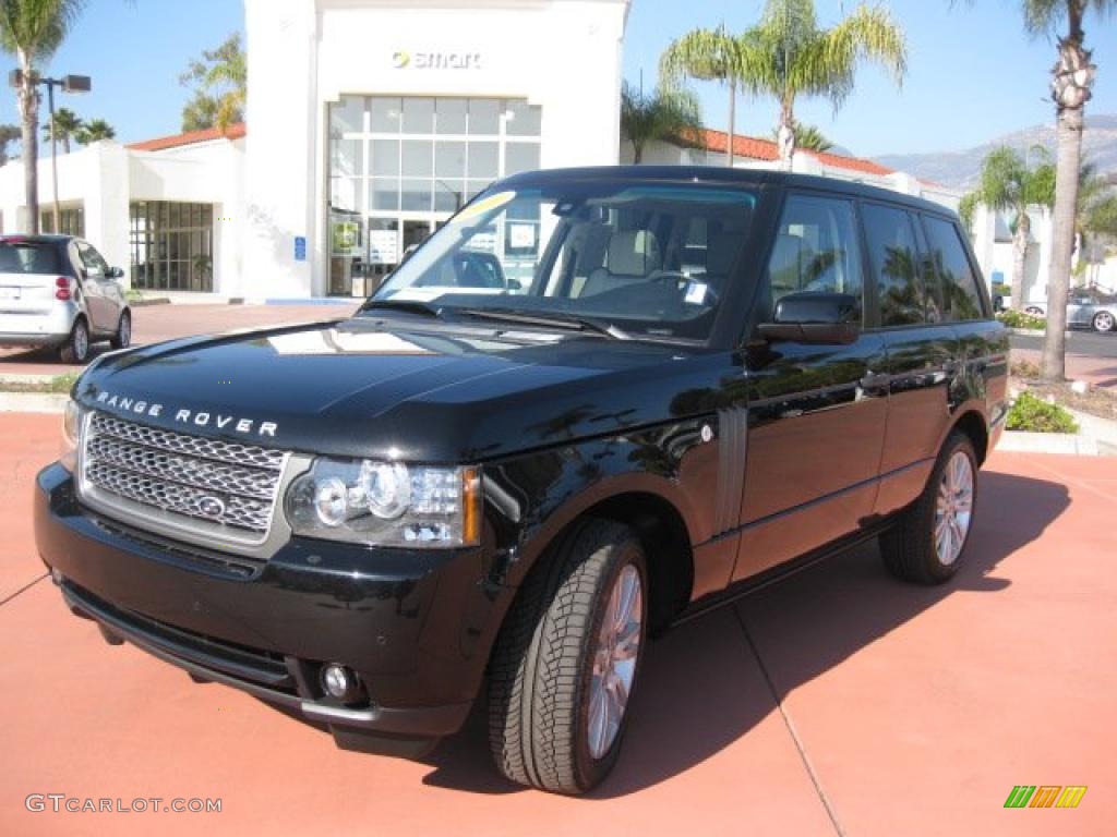 2010 Range Rover HSE - Santorini Black Pearl / Ivory White/Jet Black photo #1