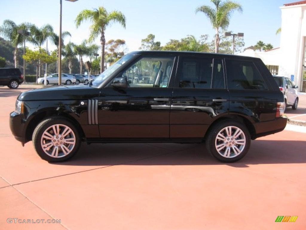 Santorini Black Pearl 2010 Land Rover Range Rover HSE Exterior Photo #40038662