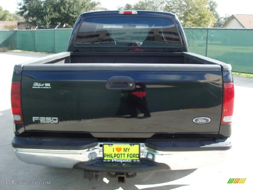 2000 F250 Super Duty XLT Extended Cab - Black / Medium Graphite photo #4