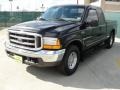 2000 Black Ford F250 Super Duty XLT Extended Cab  photo #7