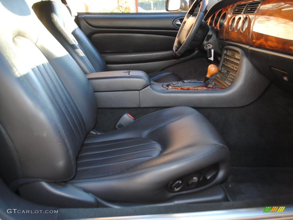 Charcoal Interior 2001 Jaguar XK XK8 Convertible Photo #40039226