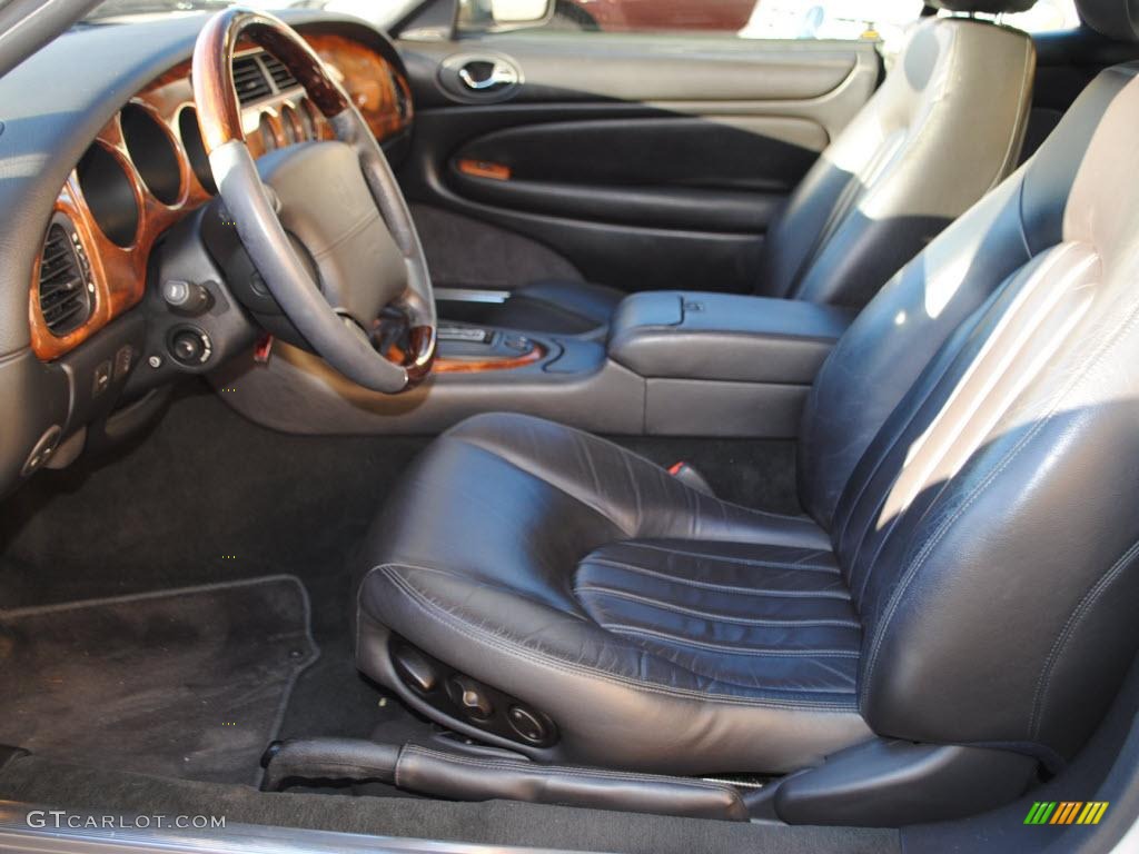 Charcoal Interior 2001 Jaguar XK XK8 Convertible Photo #40039238