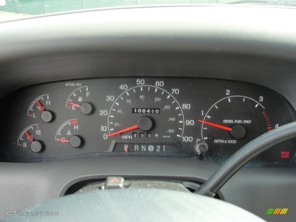 2000 Ford F250 Super Duty XLT Extended Cab Gauges Photo #40039258