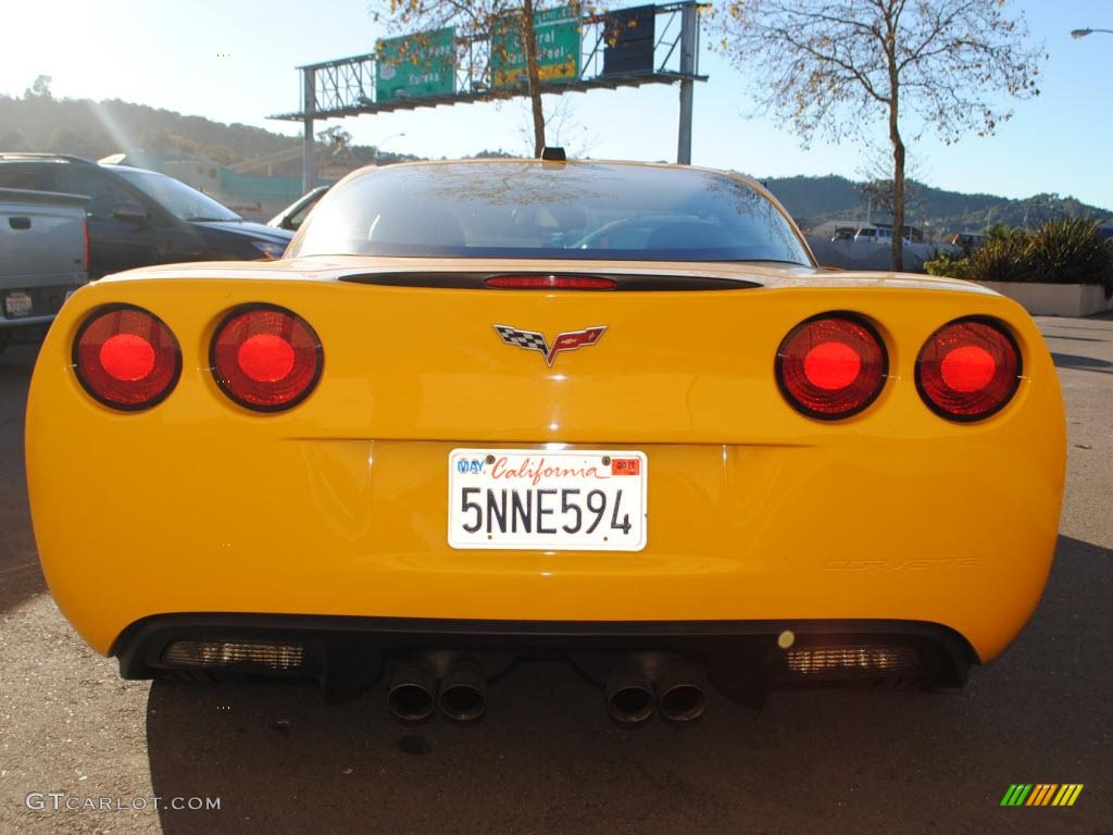 2005 Corvette Coupe - Millenium Yellow / Ebony photo #6