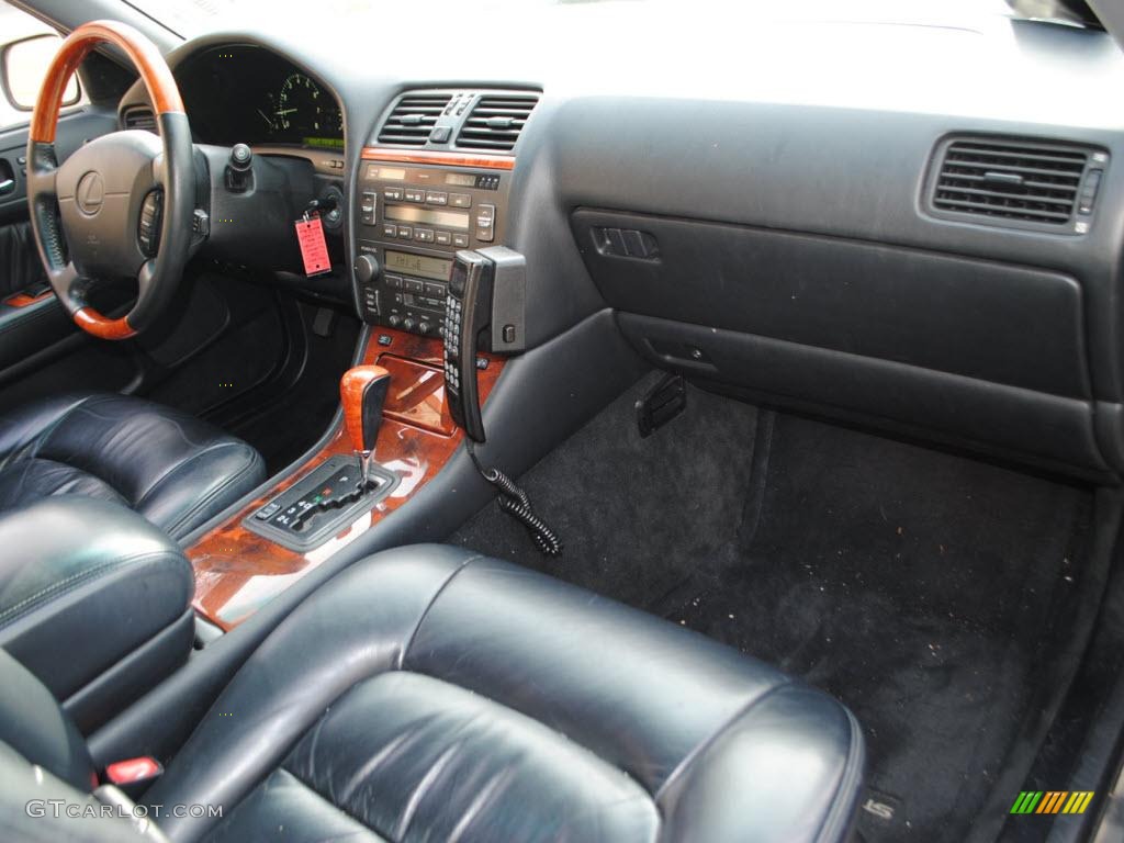 2000 Lexus LS 400 Black Dashboard Photo #40040522