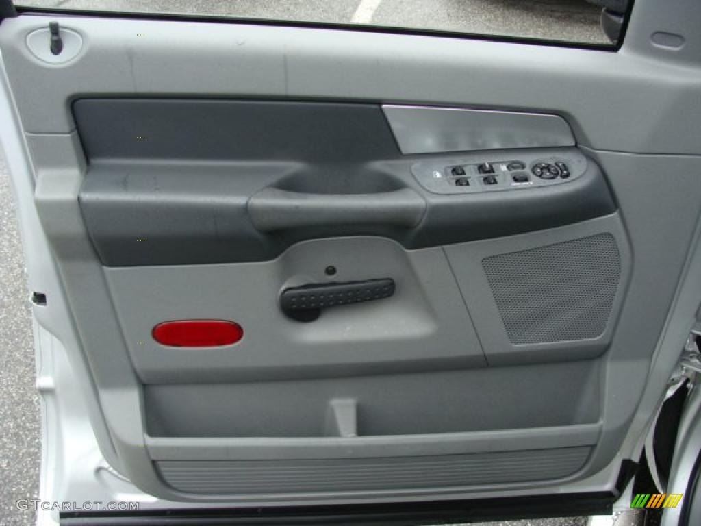 2007 Ram 1500 ST Quad Cab 4x4 - Bright Silver Metallic / Medium Slate Gray photo #6