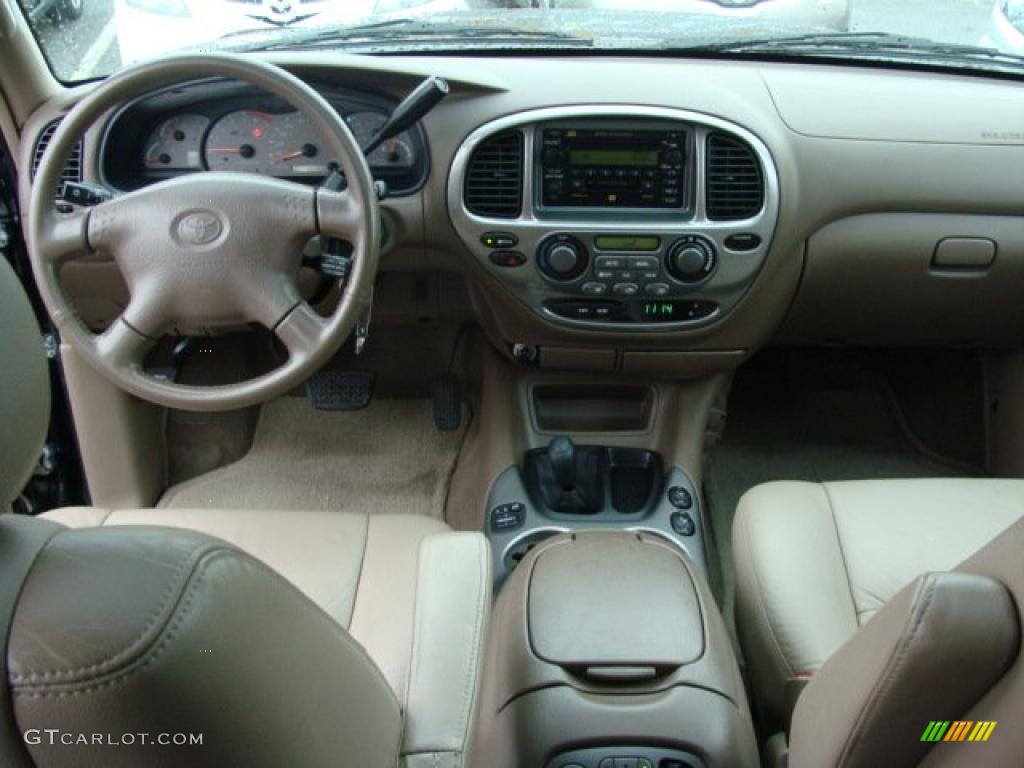 2001 Toyota Sequoia Limited 4x4 Oak Dashboard Photo #40041266
