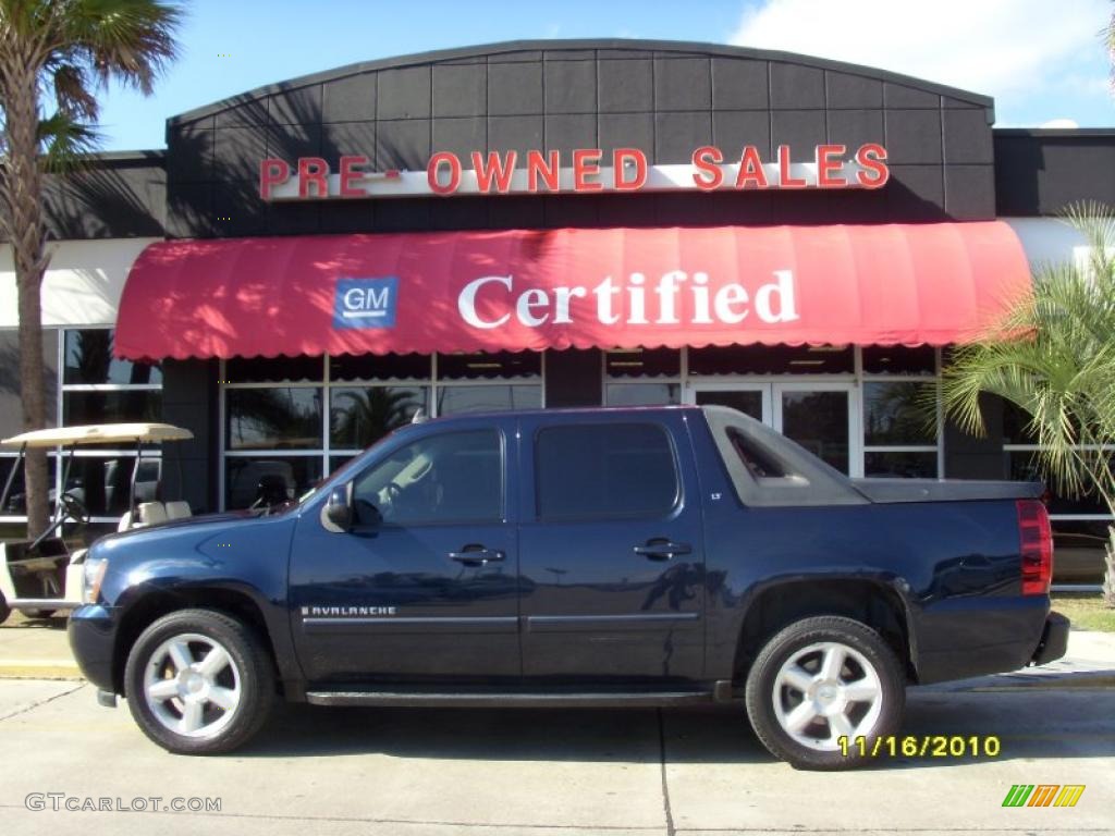 2007 Avalanche LT - Dark Blue Metallic / Ebony photo #1