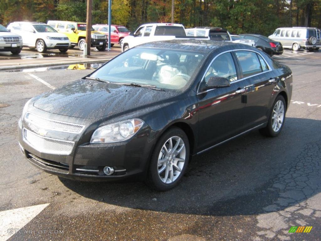 2011 Malibu LTZ - Black Granite Metallic / Cocoa/Cashmere photo #1