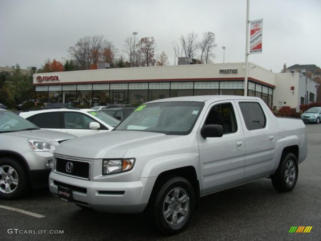 2008 Ridgeline RTX - Billet Silver Metallic / Gray photo #1