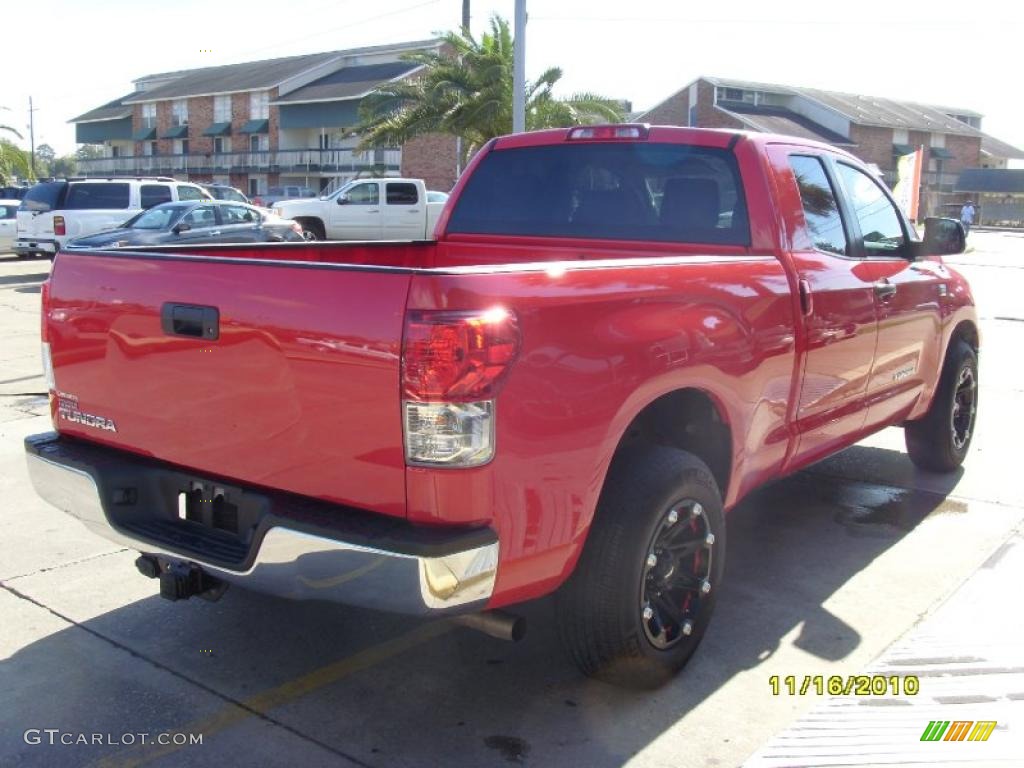 2010 Tundra Double Cab - Radiant Red / Graphite Gray photo #2