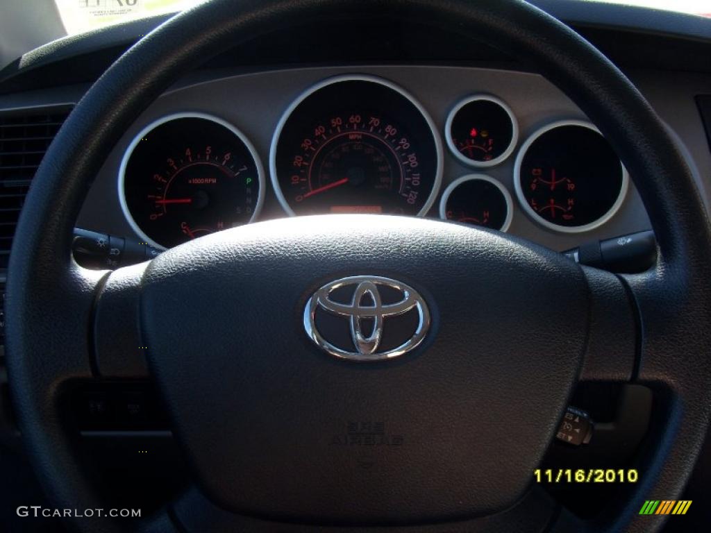 2010 Tundra Double Cab - Radiant Red / Graphite Gray photo #8