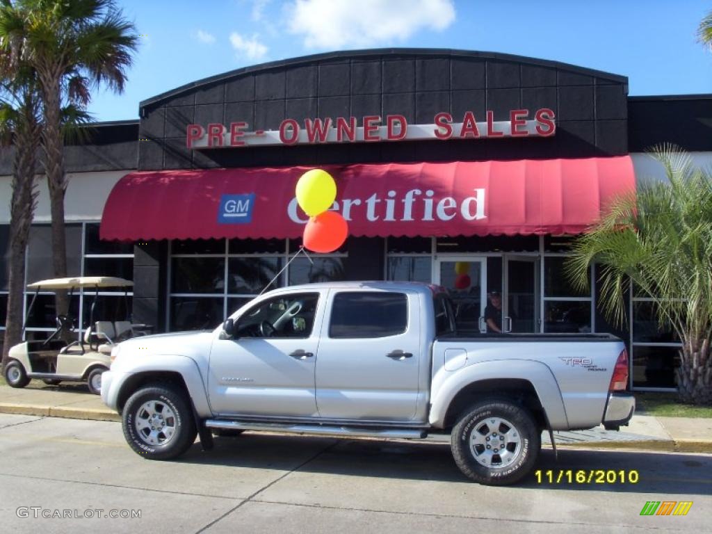 2007 Tacoma V6 TRD Double Cab 4x4 - Silver Streak Mica / Graphite Gray photo #1