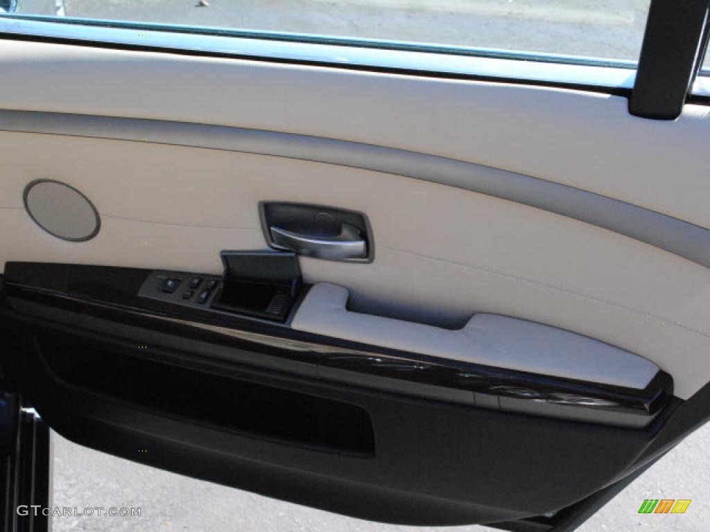 2008 7 Series 750Li Sedan - Michigan Blue Metallic / Cream Beige photo #6