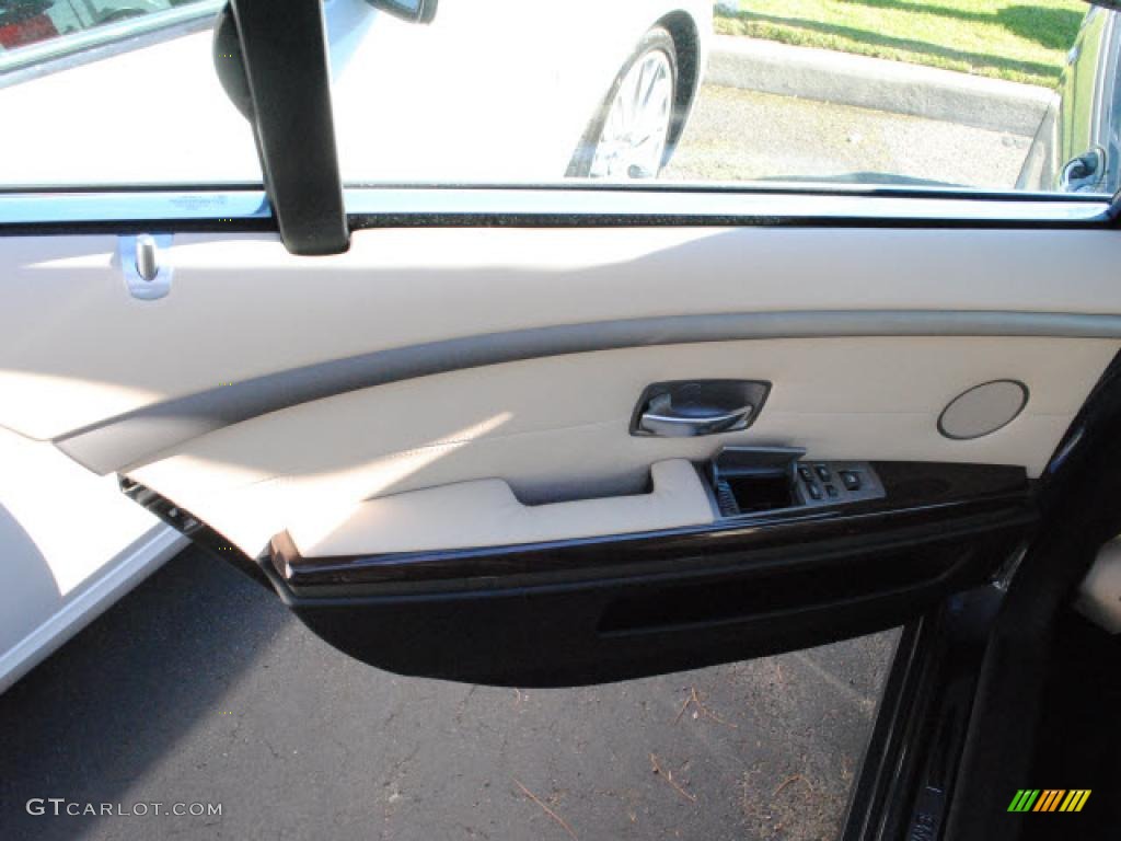 2008 7 Series 750Li Sedan - Michigan Blue Metallic / Cream Beige photo #12