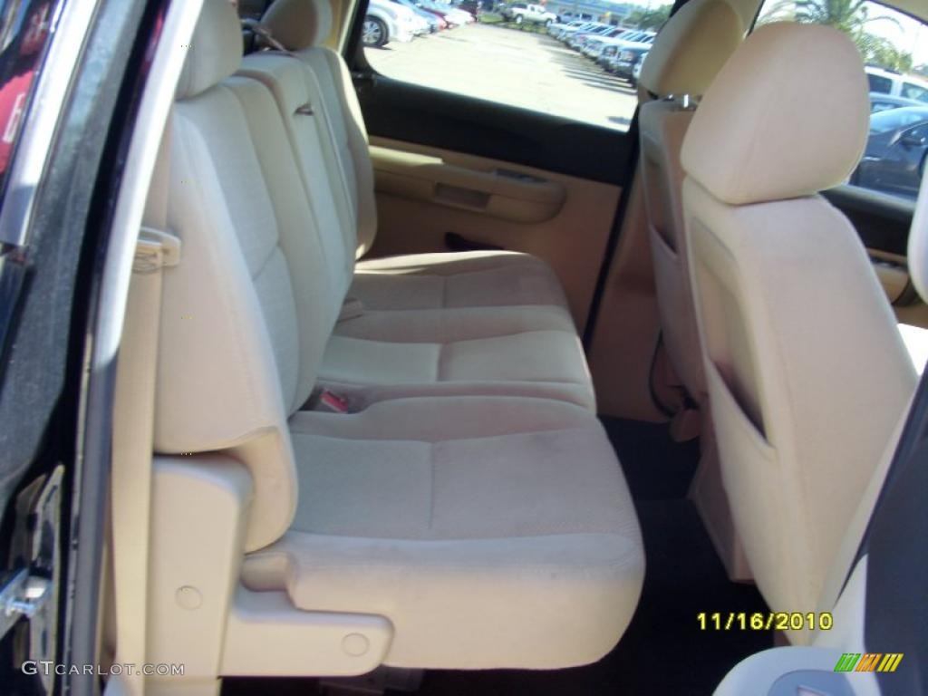 Ebony Black/Light Cashmere Interior 2007 GMC Sierra 1500 SLE Crew Cab Photo #40042838