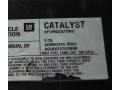 Info Tag of 2008 Silverado 3500HD Regular Cab Chassis Stake Truck
