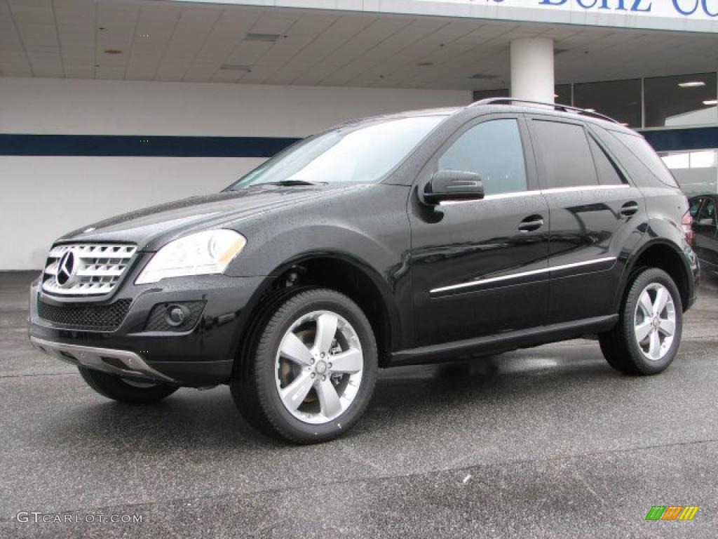 Black 2011 Mercedes-Benz ML 350 4Matic Exterior Photo #40045322