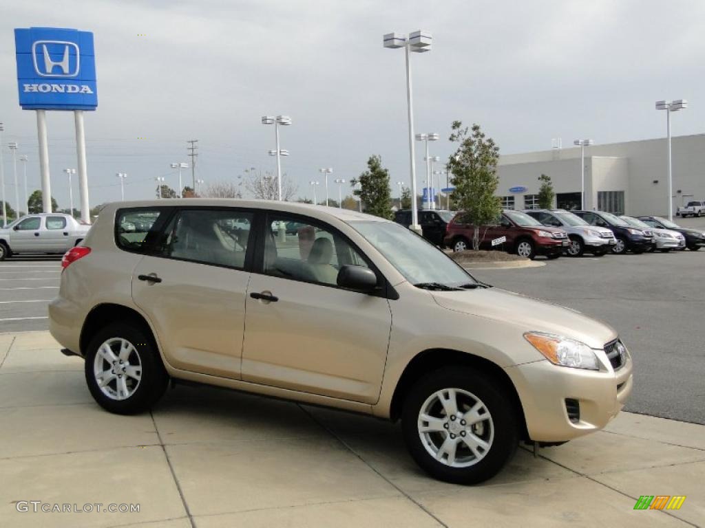 2010 RAV4 I4 4WD - Sandy Beach Metallic / Sand Beige photo #3