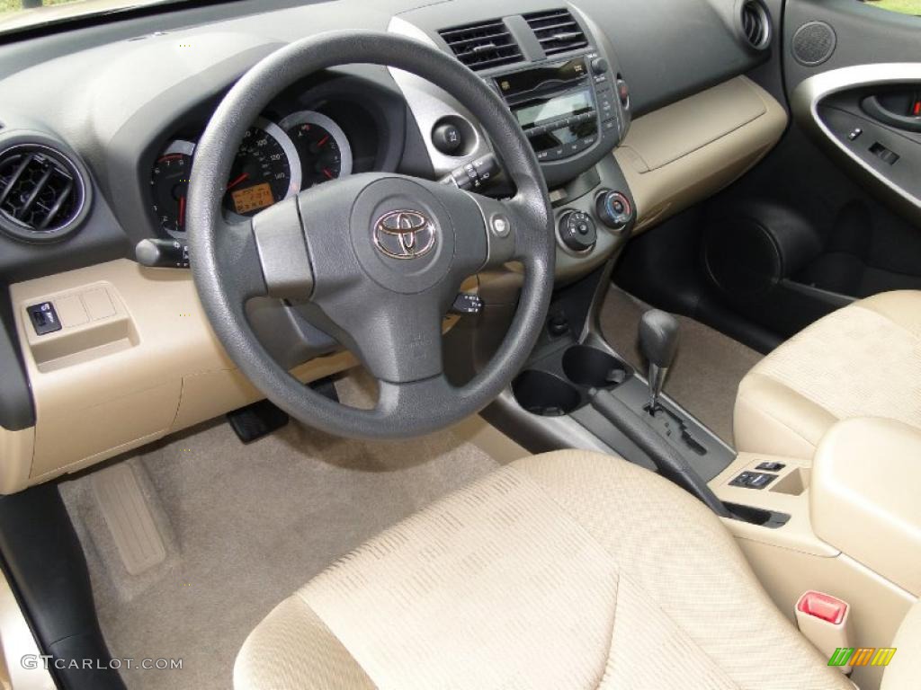 Sand Beige Interior 2010 Toyota RAV4 I4 4WD Photo #40047162