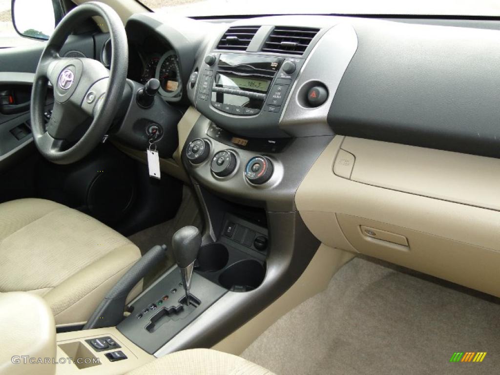 2010 Toyota RAV4 I4 4WD Sand Beige Dashboard Photo #40047266