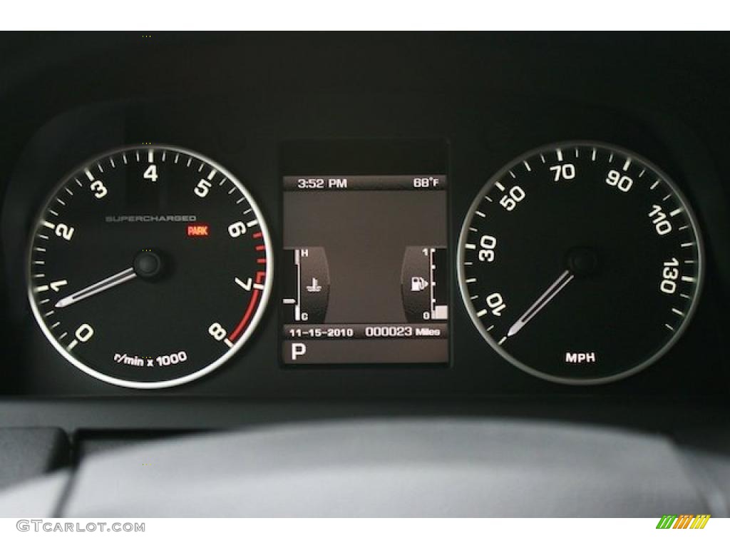2011 Land Rover Range Rover Sport Supercharged Gauges Photo #40047490
