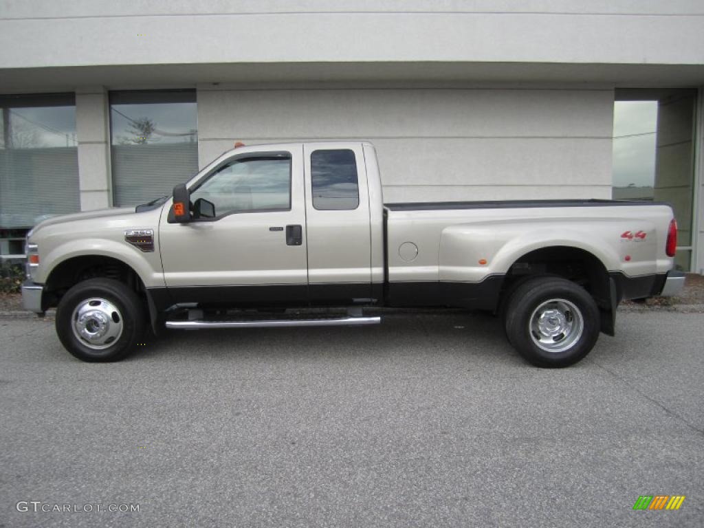 Pueblo Gold Metallic 2008 Ford F350 Super Duty Lariat SuperCab 4x4 Exterior Photo #40048294
