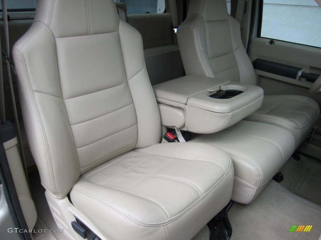 Camel Interior 2008 Ford F350 Super Duty Lariat SuperCab 4x4 Photo #40048418