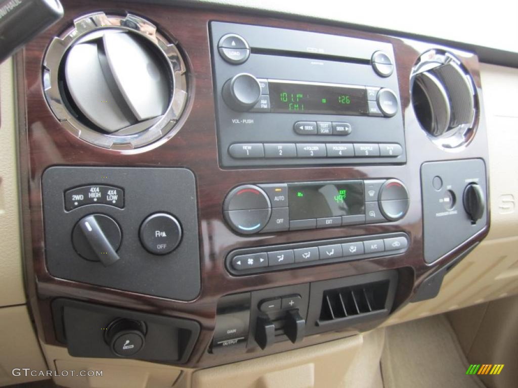 2008 Ford F350 Super Duty Lariat SuperCab 4x4 Controls Photo #40048490