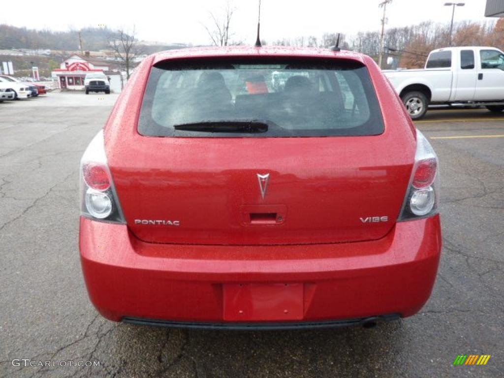 Red Hot Metallic 2010 Pontiac Vibe 1.8L Exterior Photo #40049454