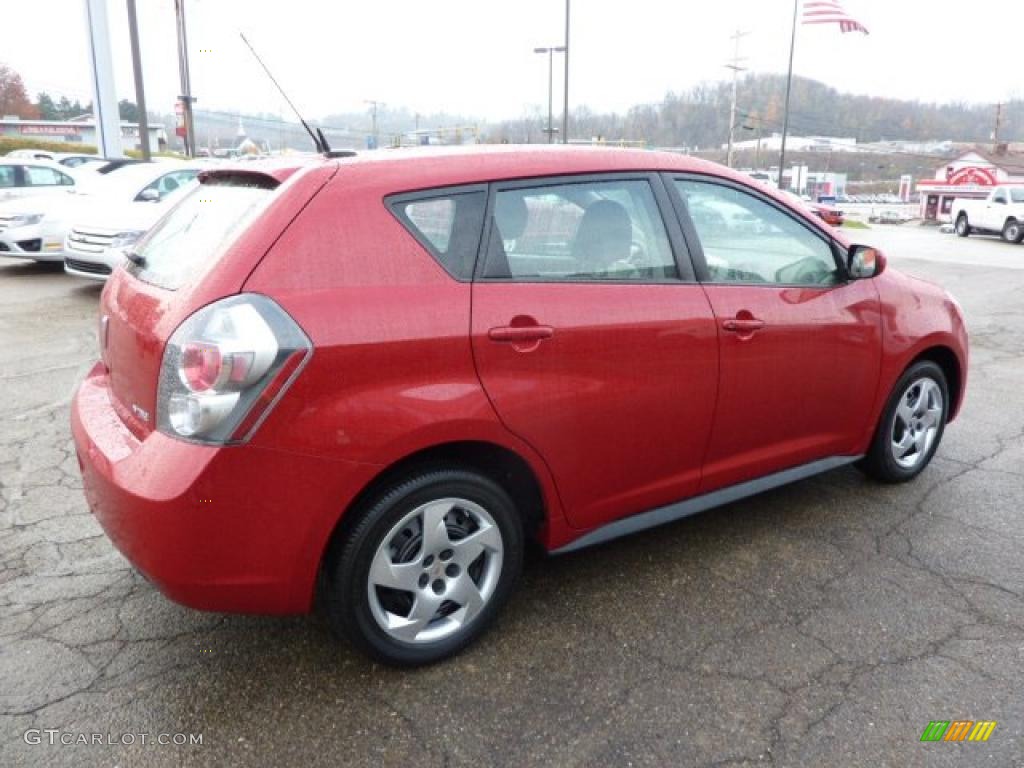 Red Hot Metallic 2010 Pontiac Vibe 1.8L Exterior Photo #40049462