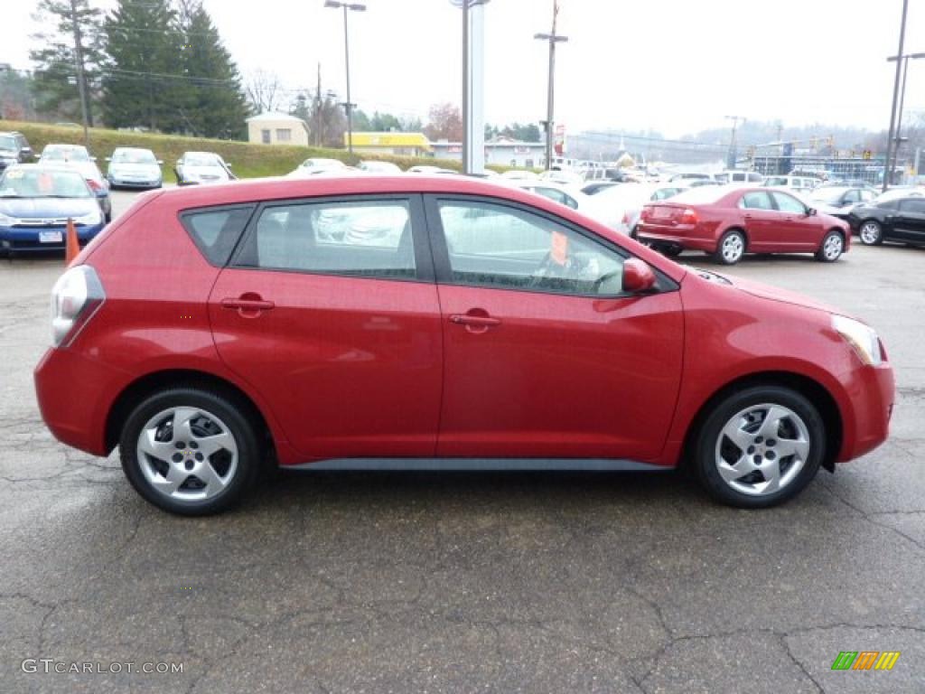 Red Hot Metallic 2010 Pontiac Vibe 1.8L Exterior Photo #40049470