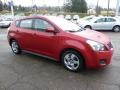 2010 Red Hot Metallic Pontiac Vibe 1.8L  photo #6