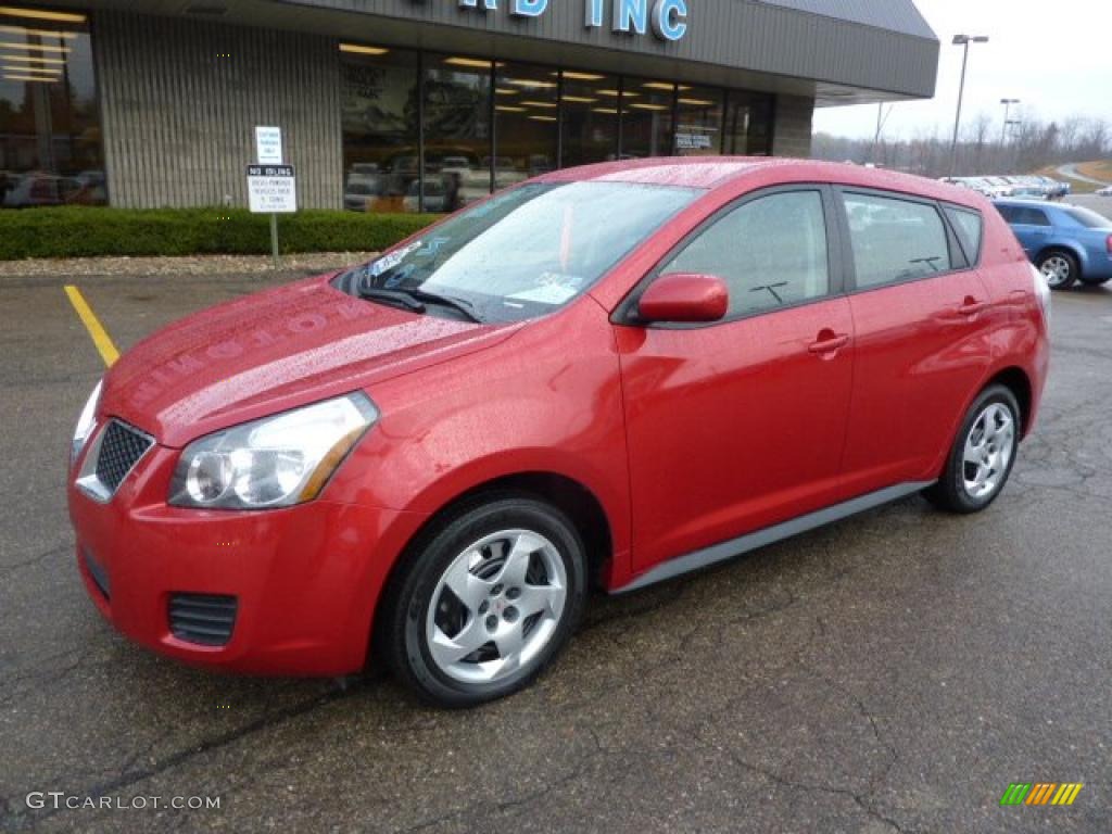 Red Hot Metallic 2010 Pontiac Vibe 1.8L Exterior Photo #40049494