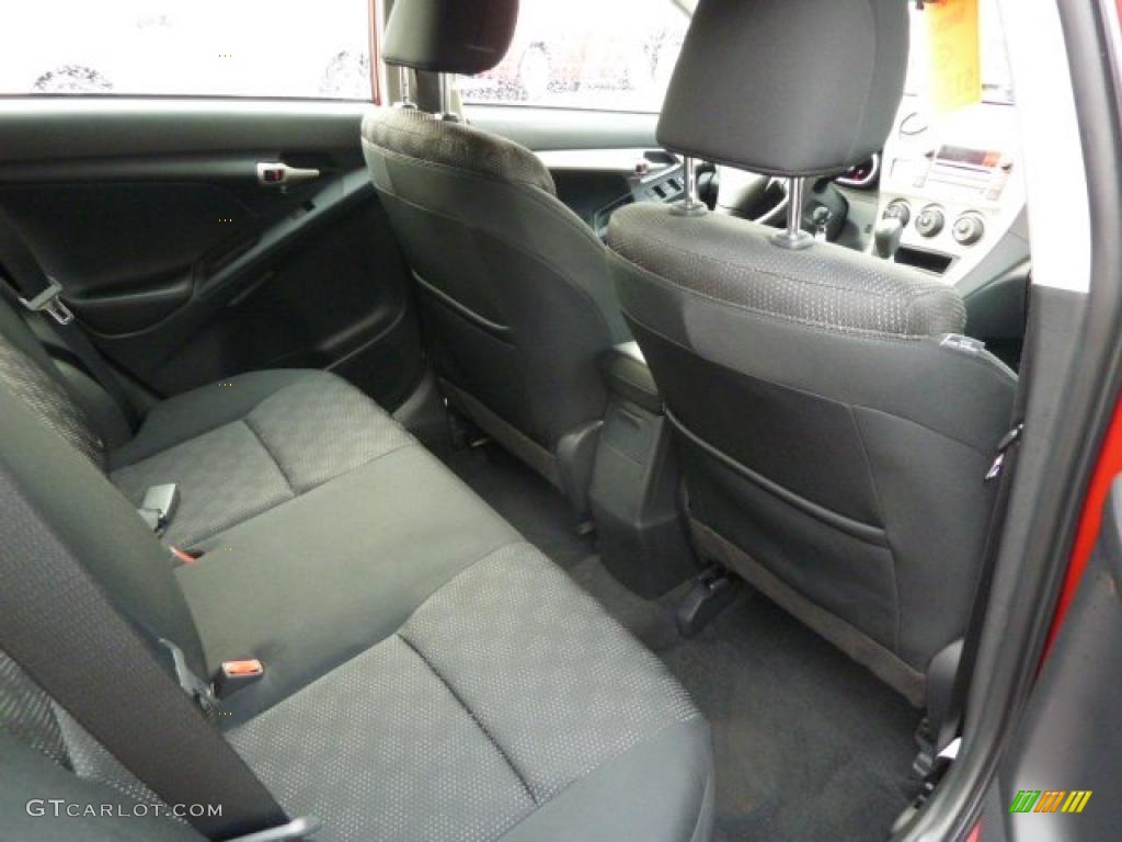 Ebony Interior 2010 Pontiac Vibe 1.8L Photo #40049554