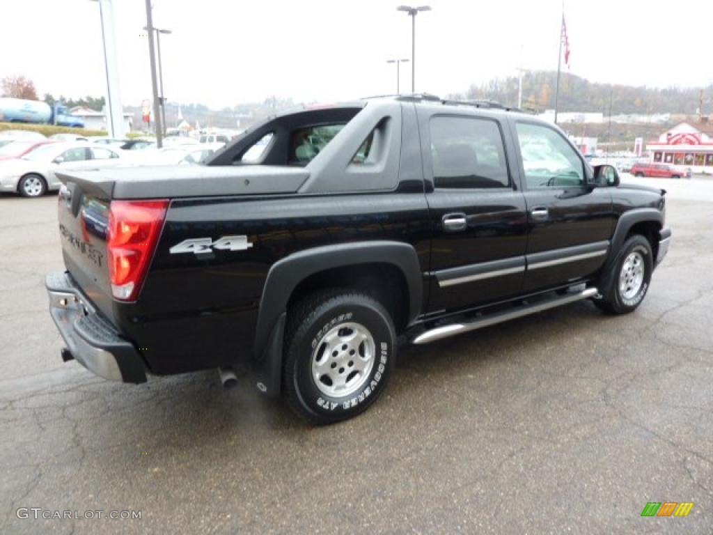 2005 Avalanche LT 4x4 - Black / Gray/Dark Charcoal photo #4