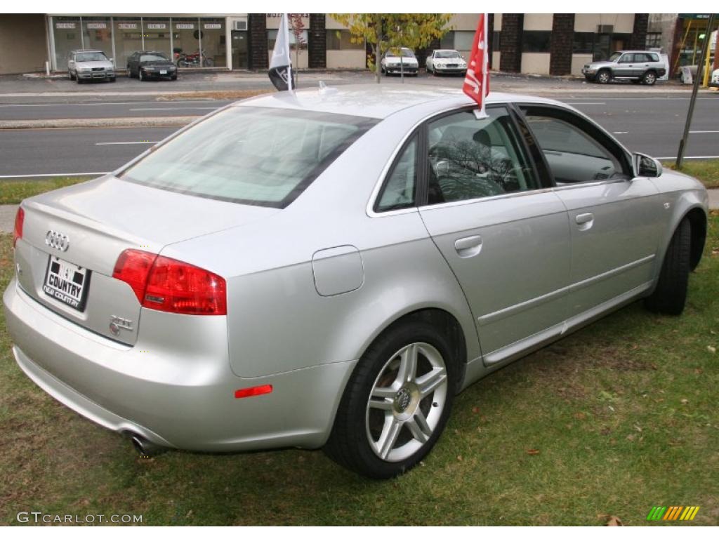 2008 A4 2.0T Special Edition quattro Sedan - Light Silver Metallic / Light Gray photo #5