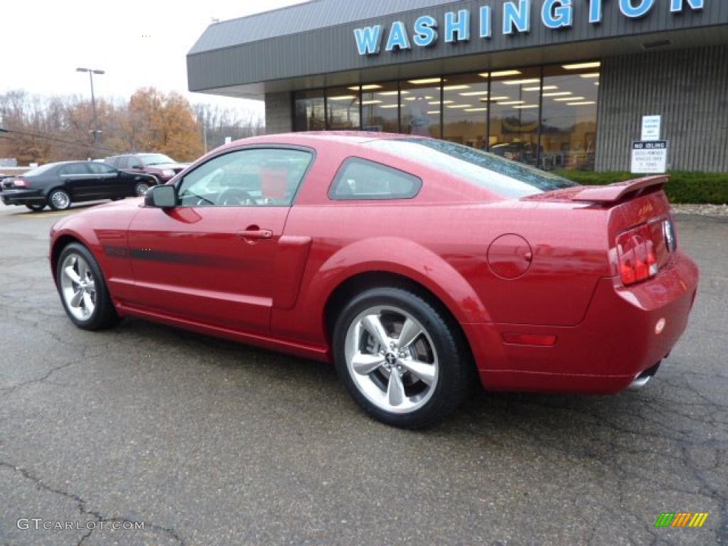 Dark Candy Apple Red 2009 Ford Mustang GT/CS California Special Coupe Exterior Photo #40051642