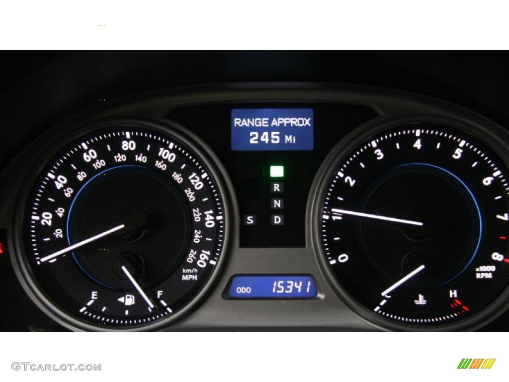 2010 Lexus IS 250 AWD Gauges Photo #40051702