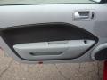 Black/Dove 2009 Ford Mustang GT/CS California Special Coupe Door Panel