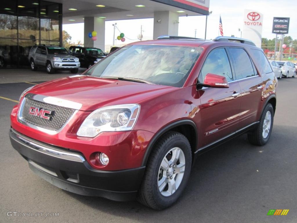 2007 Acadia SLT - Red Jewel Tintcoat / Titanium photo #1