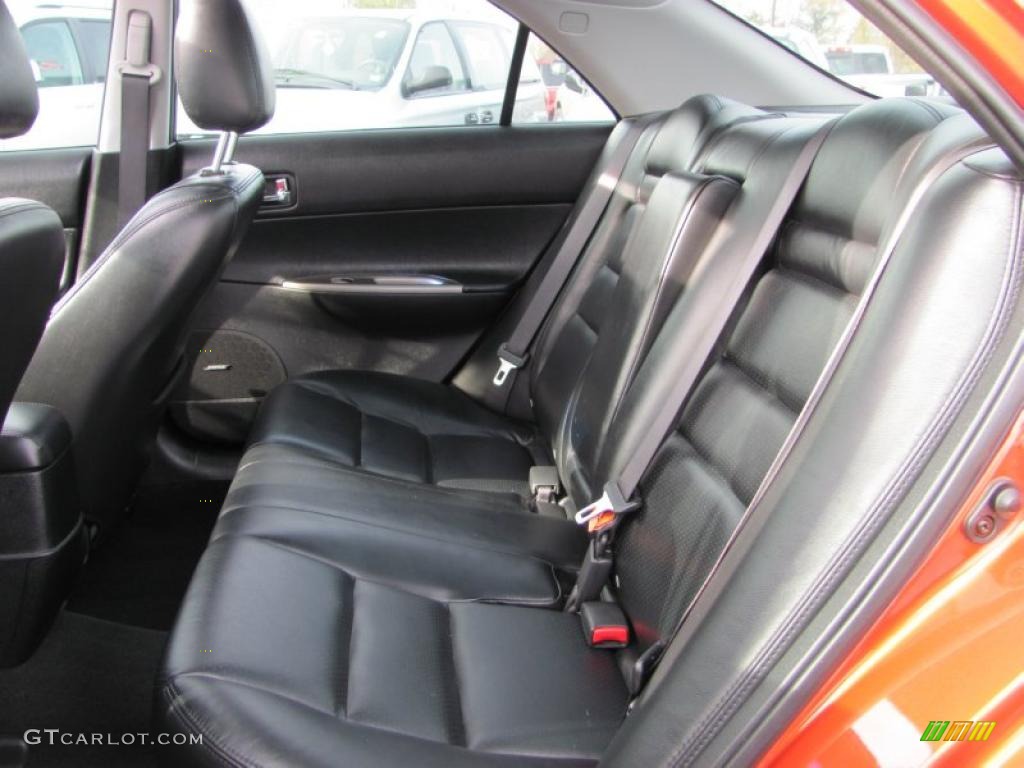 2004 MAZDA6 s Sport Sedan - Blazing Copper Metallic / Black photo #20