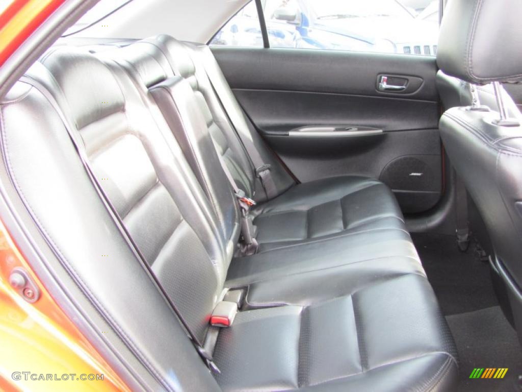 2004 MAZDA6 s Sport Sedan - Blazing Copper Metallic / Black photo #24