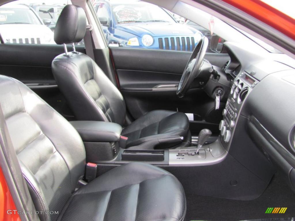 2004 MAZDA6 s Sport Sedan - Blazing Copper Metallic / Black photo #25