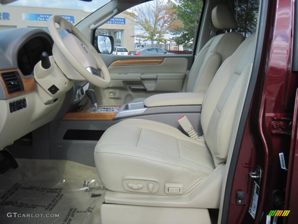 Wheat Interior 2009 Infiniti QX 56 Photo #40055284