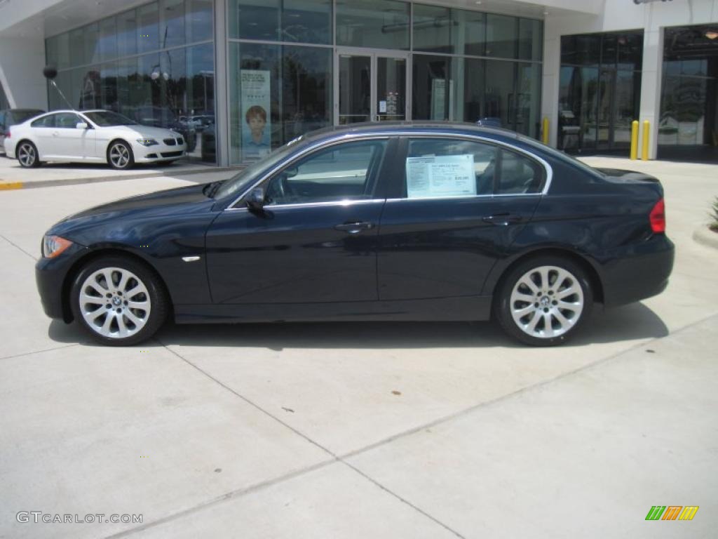 2007 3 Series 335i Sedan - Monaco Blue Metallic / Grey photo #3