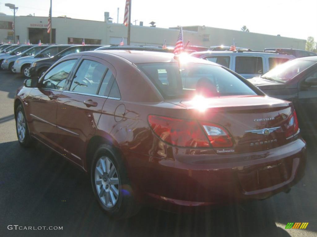 2010 Sebring Touring Sedan - Inferno Red Crystal Pearl / Dark Slate Gray photo #13