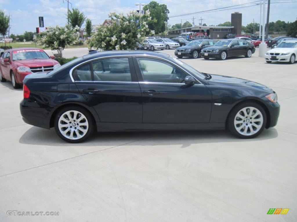 2007 3 Series 335i Sedan - Monaco Blue Metallic / Grey photo #4